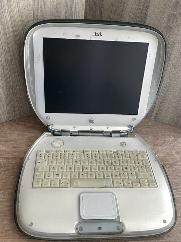 Ordinateur Portable Apple Ibook G3 Bleu M2453 Vintage