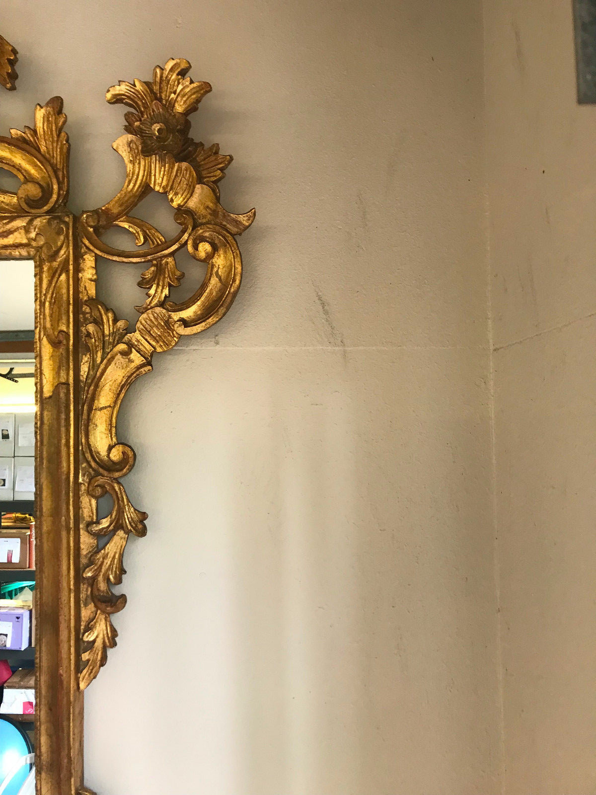 Antique French Gilt Mirror