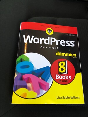 WORDPRESS ALL-IN-ONE FOR DUMMIES (FOR DUMMIES By Lisa Sabin-wilson **BRAND NEW**