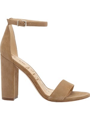 

SAM EDELMAN Женские кожаные босоножки на каблуке овсяно-бежевого цвета Yaro, 11 м, Бежевый, E8511L1