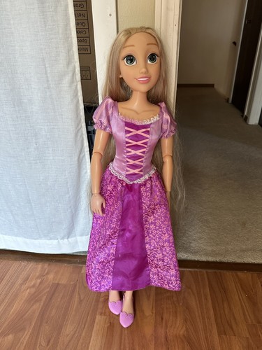 DISNEY PLAYDATE PRINCESS RAPUNZEL TANGLE MY SIZE 32” LARGE POSEABLE DOLL JAKKS!