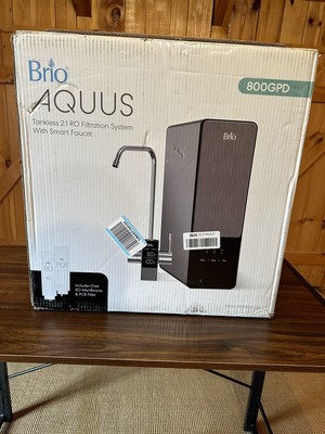 Brio AQUUS TROE800COL Reverse Osmosis Water Filtration System 4-Stage Tankless