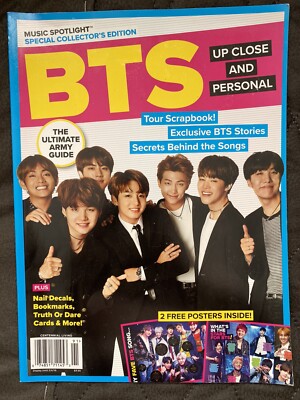BTS UP CLOSE AND PERSONAL SPECIAL COLLECTOR S EDITION MAGAZINE + 2 POSTERS