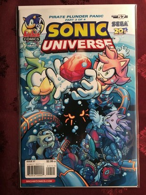 SONIC UNIVERSE Comic #57 December 2013 PIRATE PLUNDER PANIC 3 of 4 Bagged MINT