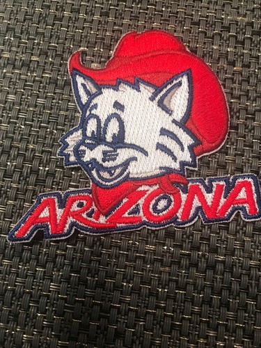 Arizona Wildcats Vintage Embroidered Iron On Patch AWESOME 3" X 2.5” NCAA MINT