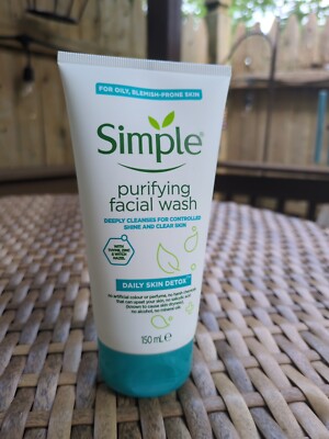 Simple Daily Skin Detox Purifying Facial Wash, 5.7oz USA Seller  