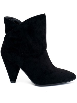 

GC SHOES Женские черные асимметричные ботильоны Flores с острым носком на конусном каблуке, Черный, FLORES