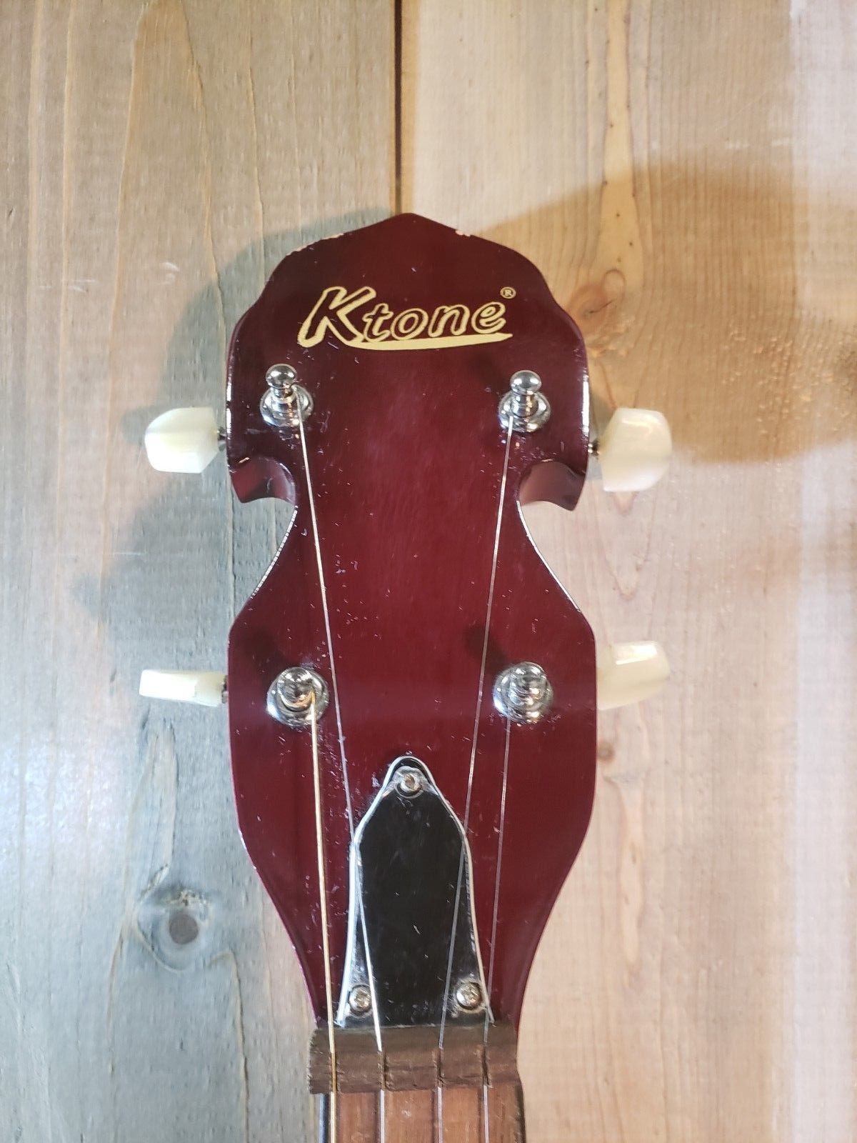 KTONE 5 string Banjo Resonator Open Back Very good used shape with Soft Case