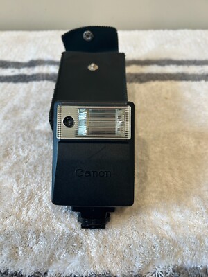 Canon 133A Speedlite Shoe Mount Flash For A-1 AE-1 AV AT FLASH WORKING!