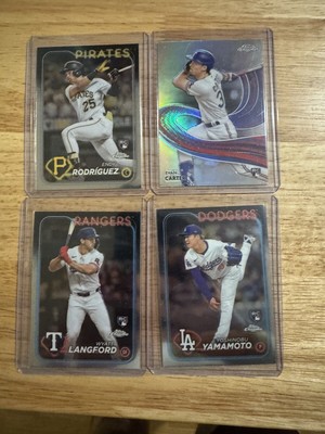 2024 MLB Topps Chrome Rookie Card Lot