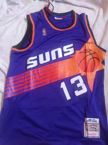 Large Steve Nash Phoenix Suns #13 (Purple) NBA Jersey Brand
