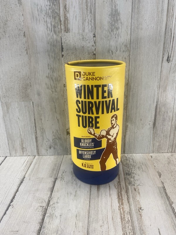 Duke Cannon Winter Survival Tube Bloody Knuckles Offensively Large K.O.