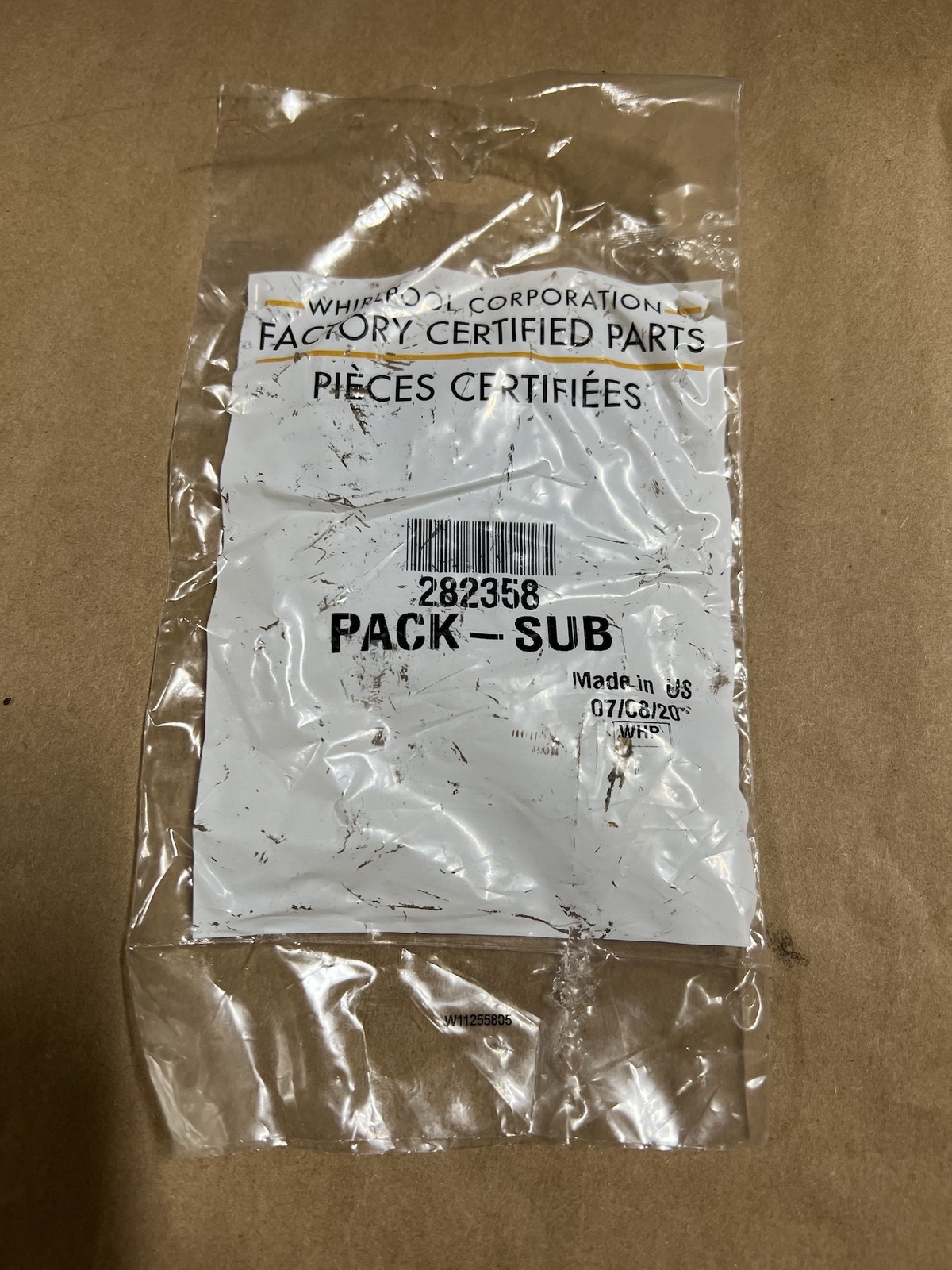 New Genuine Whirlpool Auger Motor Screw 282358