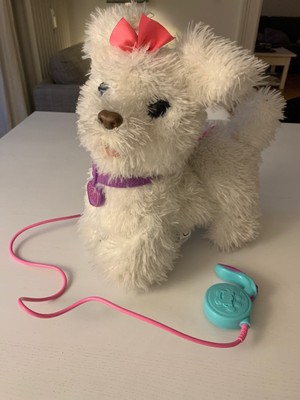 süßer HASBRO Fur Real Friends PomPom Pudel Walkin/' Puppies Hündchen Welpe PINK