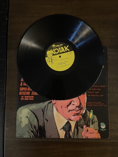 KOJAK --HEAR 4 EXCITING SUPER DYNAMIC DETECTIVE STORIES    VINYL ALBUM