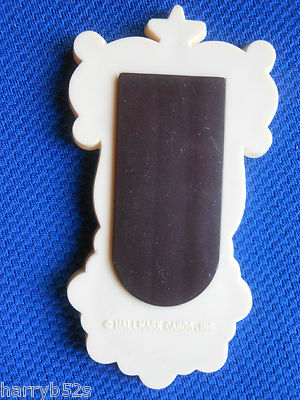 HALLMARK 1981 FRIDGE MAGNET Super Metal w Heart BRIGHT SPOTS Refrigerator -VGC