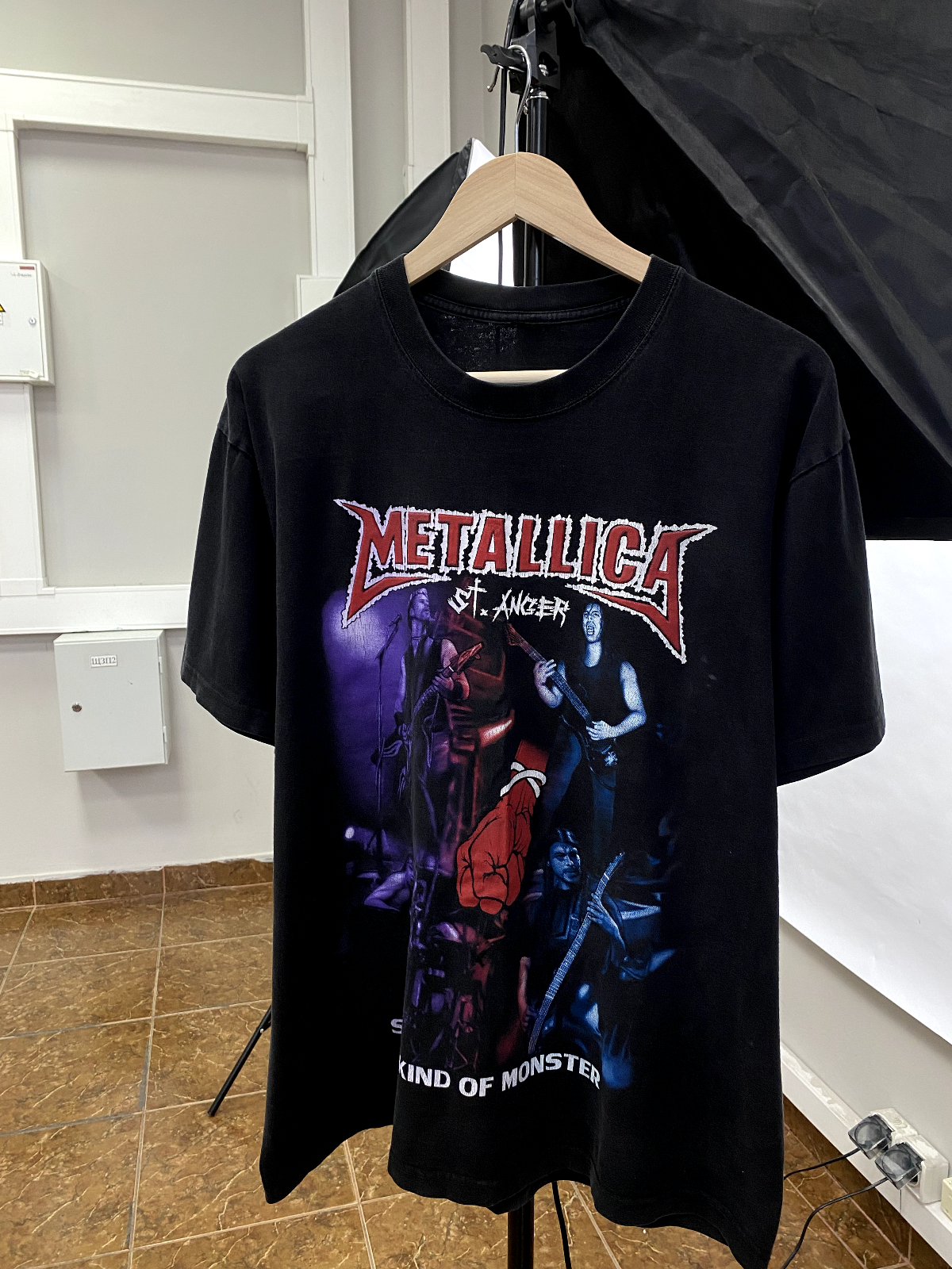 LLICA メタリカ　ST.ANGER M 2003 Tシャツ Vintage 2003 Metallica St Anger t-shirt rock band rare retro
