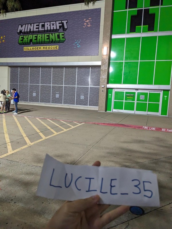 Dallas Minecraft Experience Cape Code (I have a $85 option