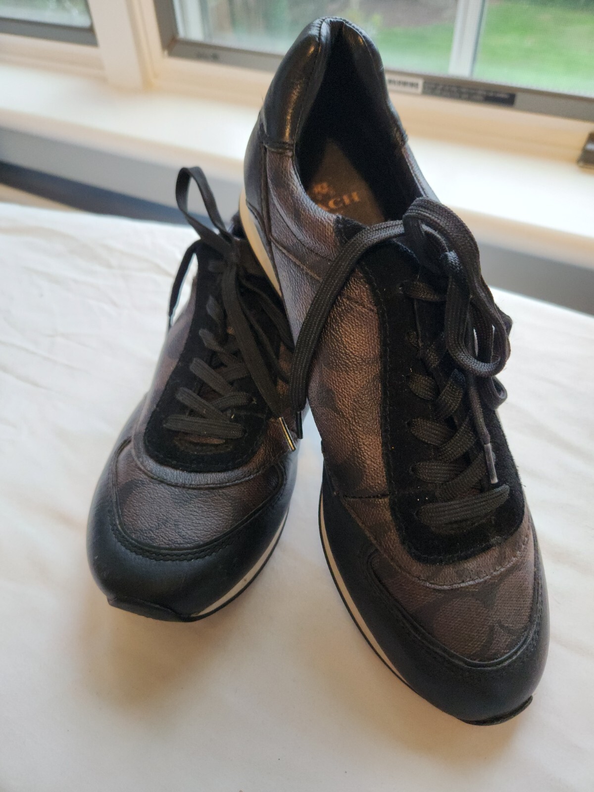 Coach Rebecca Size 8.5M Women's Brown Sneaker Shoes