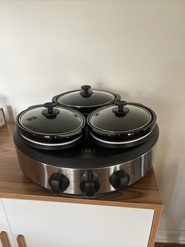 Tru Model SC-1 Slow Cooker 3 Count Pot 1.5 Qt Never Used No 