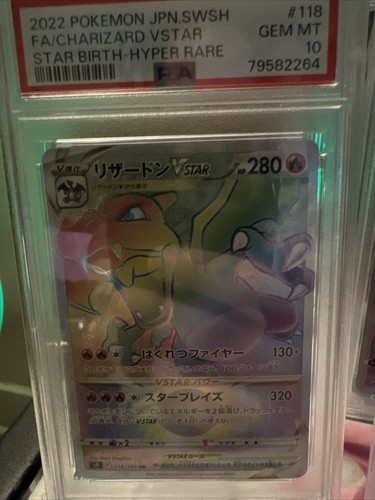 PSA 10 Gem Mint Charizard VSTAR Star Birth 118/100 Alt Art