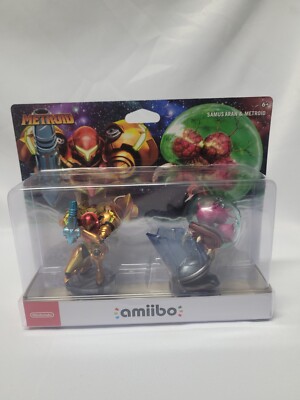 Metroid and Samus Aran Amiibo 2-Pack New 