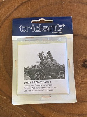 New Sealed Trident Miniatures 80174 BRDM-2/Gaskin Vehicle Model Kit Austria JA