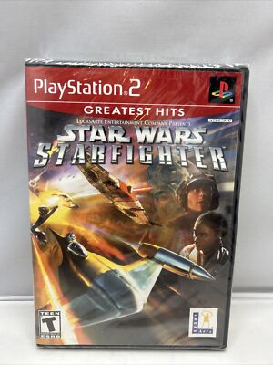 Star Wars: Starfighter Sony PlayStation PS2 Game Greatest Hits New Sealed Y Fold