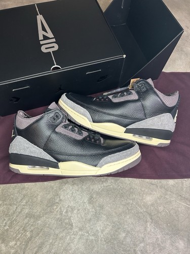 Pre-owned Jordan Sz 13m -a Ma Maniere X Air  3 While You Were Sleeping Fz4811-001 Ships Now In Black