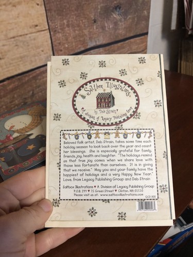 Saltbox Illustrations American Folk Art Christmas Cards Snowmen -36 Pcs