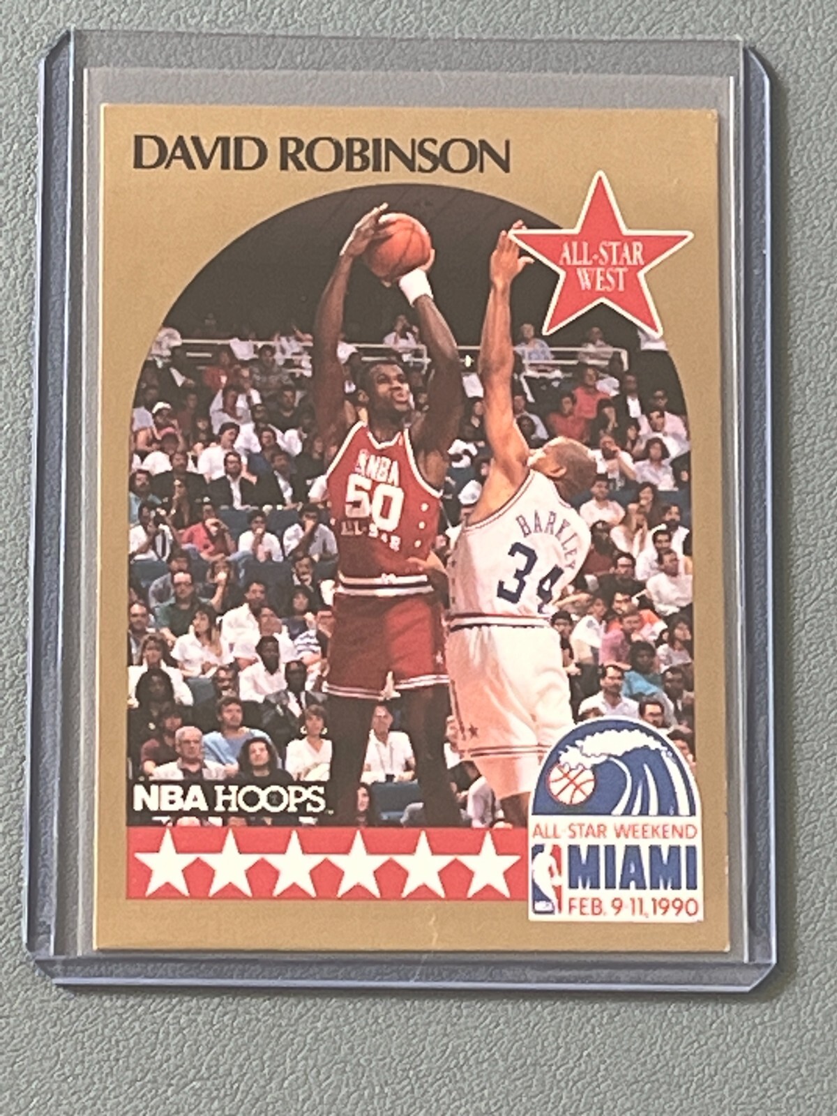 1990-91 NBA Hoops Basketball David Robinson All-Star West