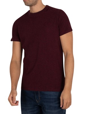 

Мужская футболка с вышитым логотипом Superdry, красная, Красный, M1011245A-3ZA
