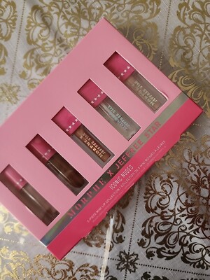 JEFFREE STAR Morphe X 5 Piece Mini Lip Gloss Collection ICONIC NUDES NIB NEW
