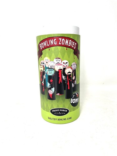 Bowling Zombies Tabletop Desk Game (Comes with 1 Bowling Ball, 10 4&rdquo;Zombie Pins)