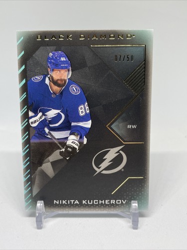 2021-22 Black Diamond Pure Black SP Nikita Kucherov /50 2021-22 Black Diamond Pure Black SP Nikita Kucherov /50