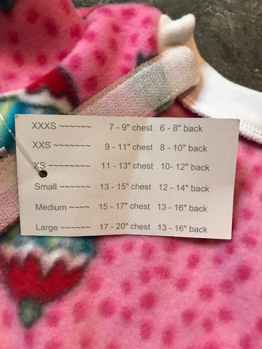 NWT Size XXS Pink Fleece Dog Pajamas  Clothing Teacup Breed Cupcake Pattern