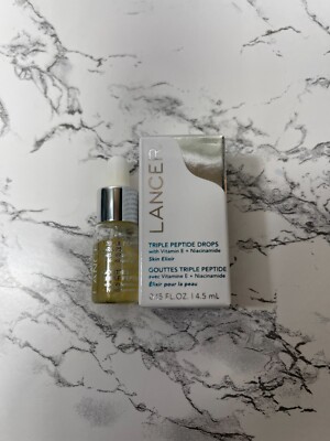 Lancer Triple Peptide Drops Vitamin E + Niacinamide 4.5ml | 0.15oz Travel Sz New