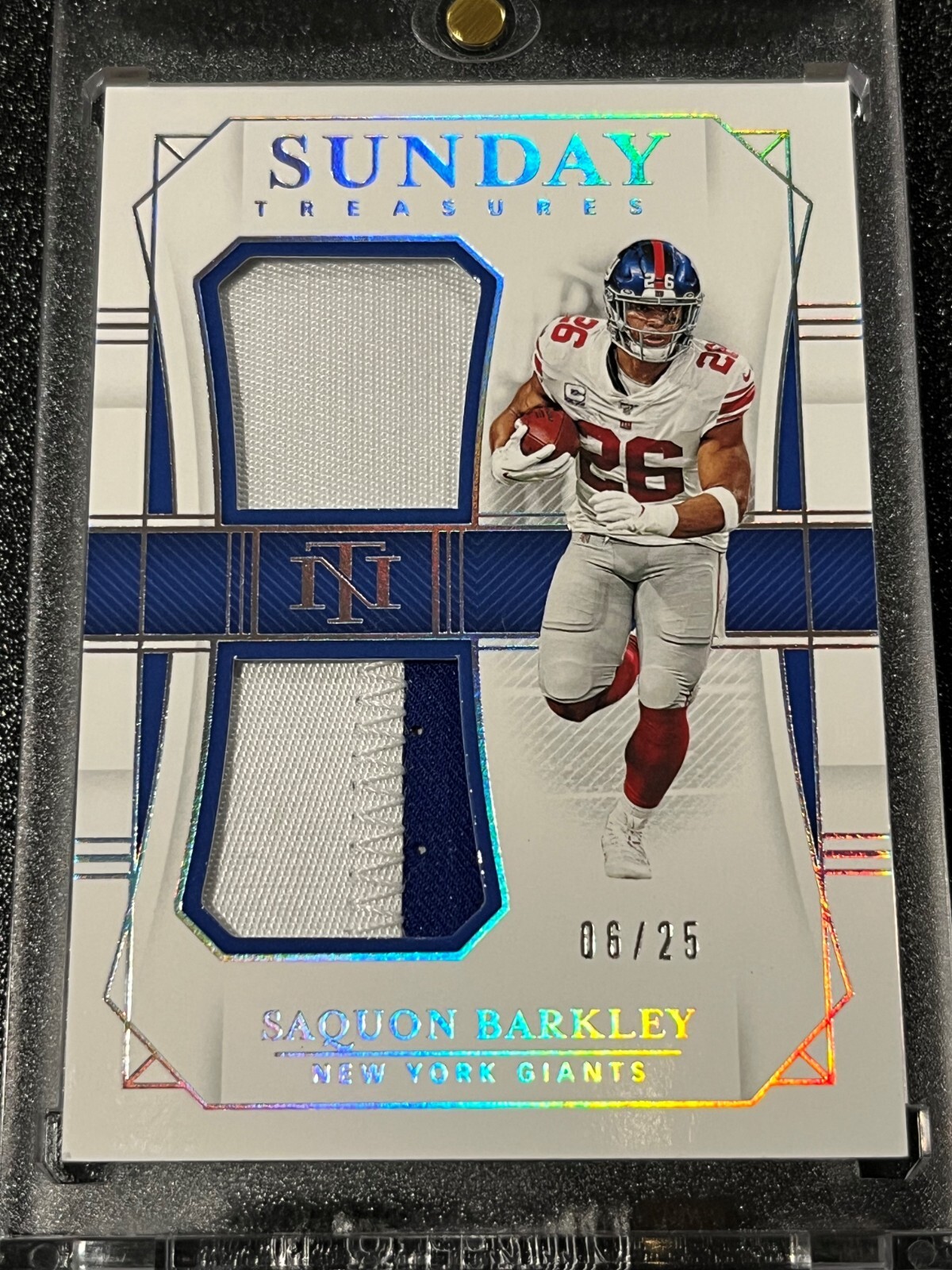 2019 Panini National Treasures Sunday Treasures Prime Patch