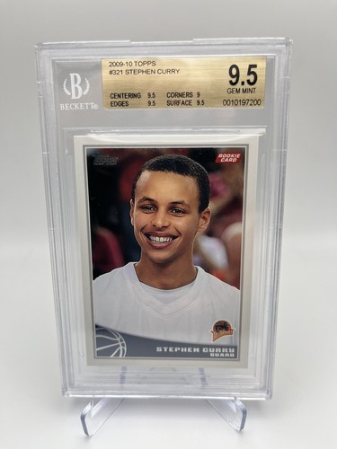 STEPHEN CURRY Topps 09-10 ステフィン カリー ルーキー Stephen Curry 2009-10 Topps Basketball Rookie Card RC BGS
