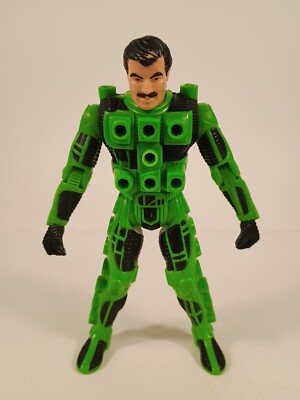 Vintage Kenner 1986 Centurions Max Ray Action Figure Green Black Incomplete 