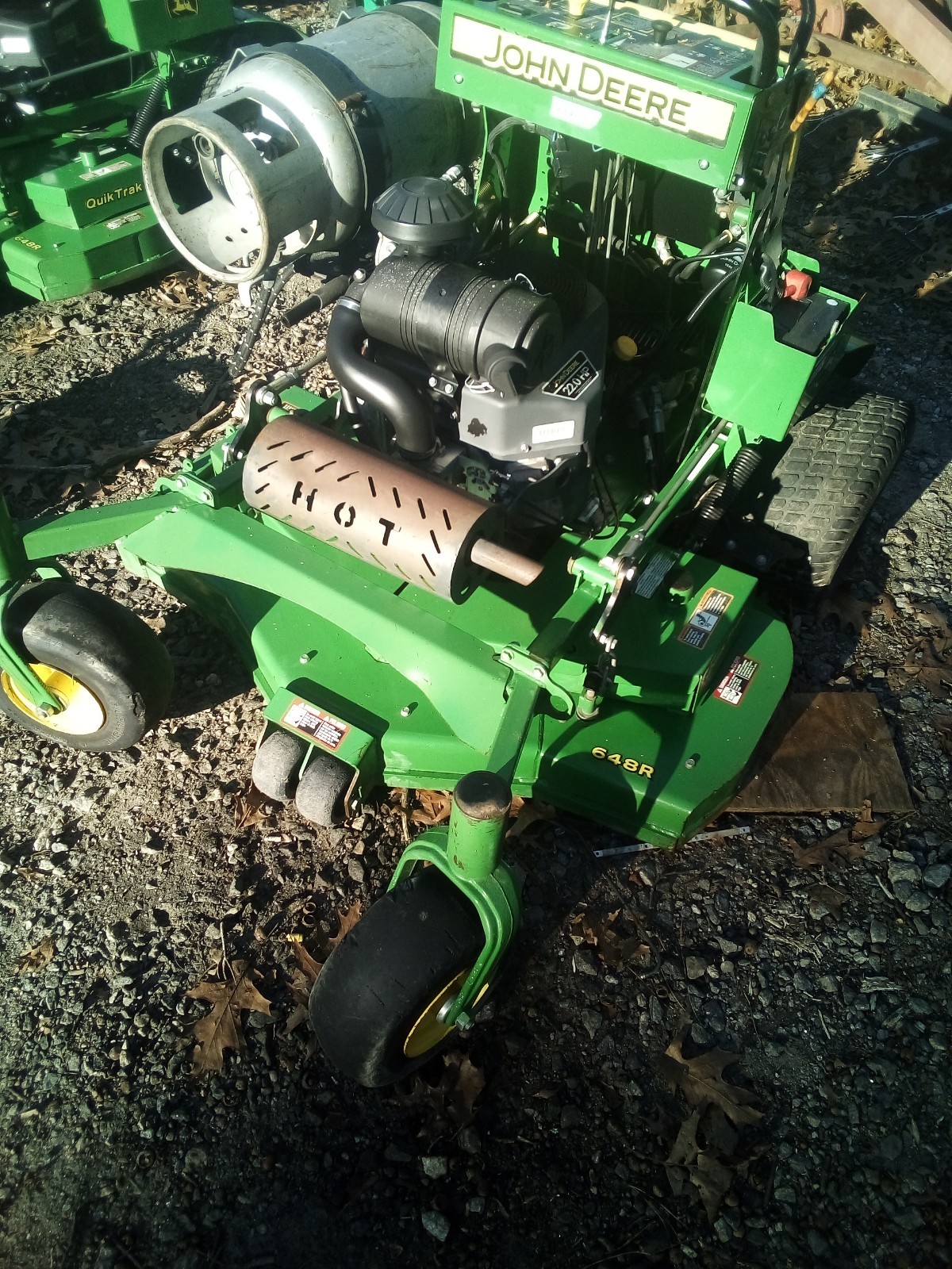 2013 John Deere 648R Stander Stand on Commercial Lawn Mower Kawasaki ZTR 48