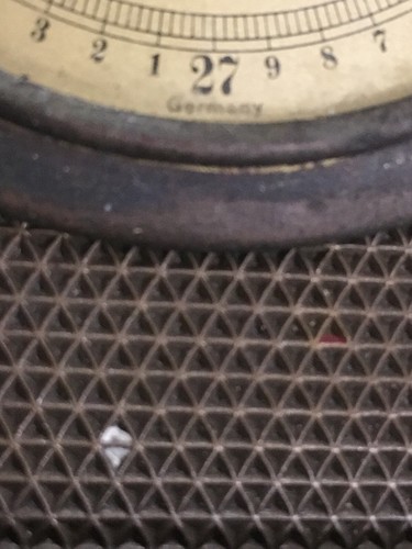 Rare Antique Barometer With Thermometer Marked Germany: Made In Berlin