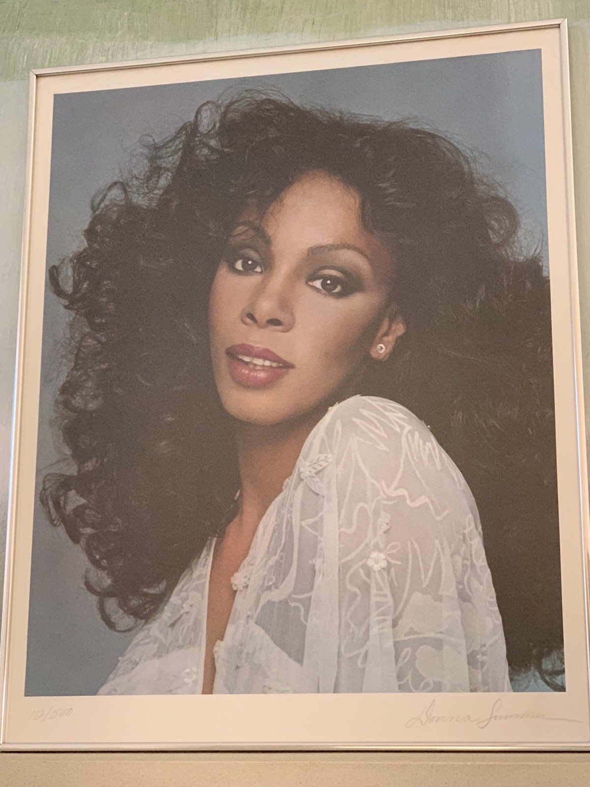 Rare Donna SUMMER Autographed / Numbered 1978 Lithograph By Francesco SCAVULLO