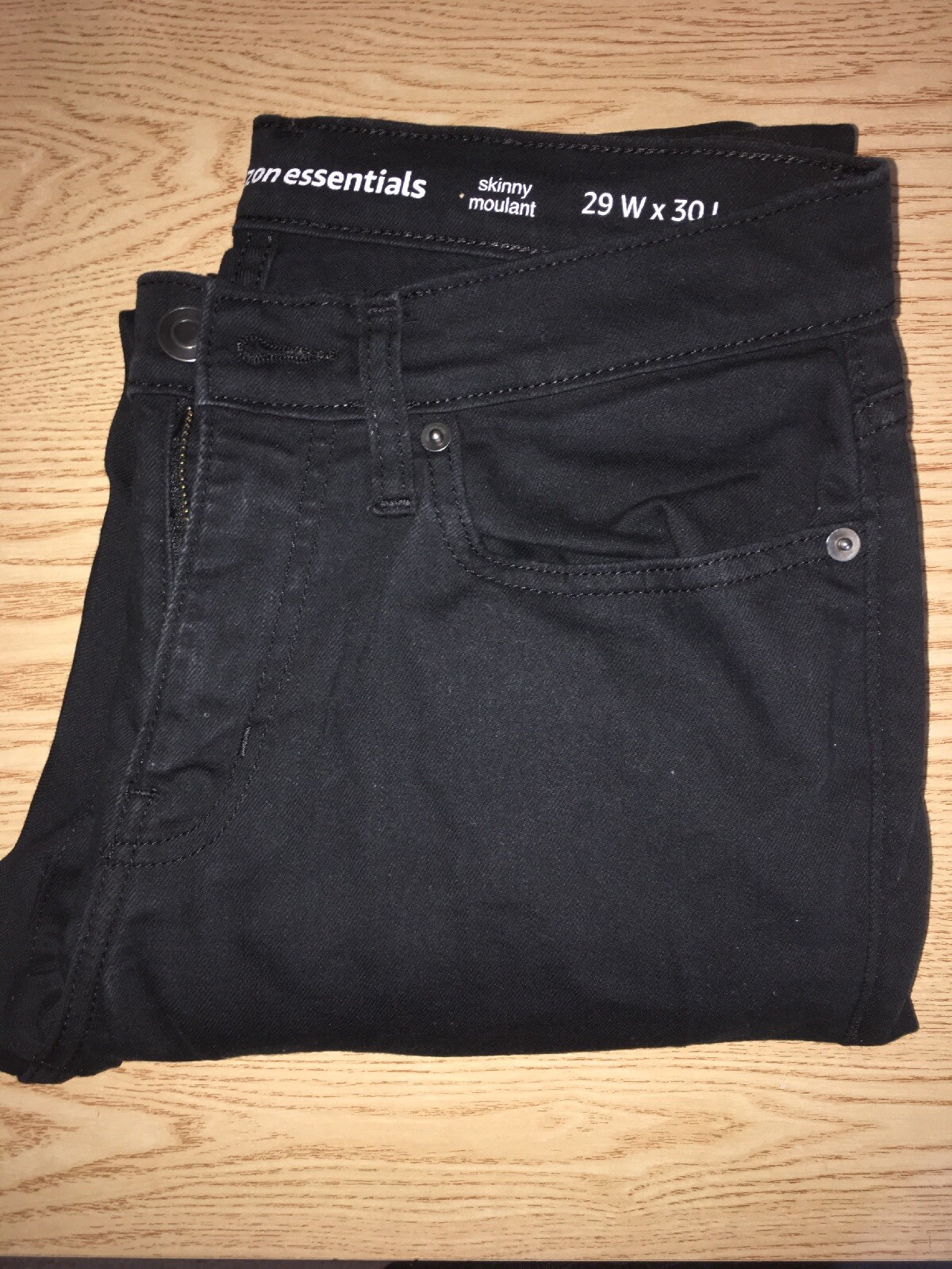 Джинсы New No Tags Mens Black Skinny 