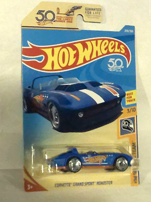 HOT WHEELS 2018  Corvette Grand Sport Roadster  HW 50th RACE TEAM  ANNIVERSARY