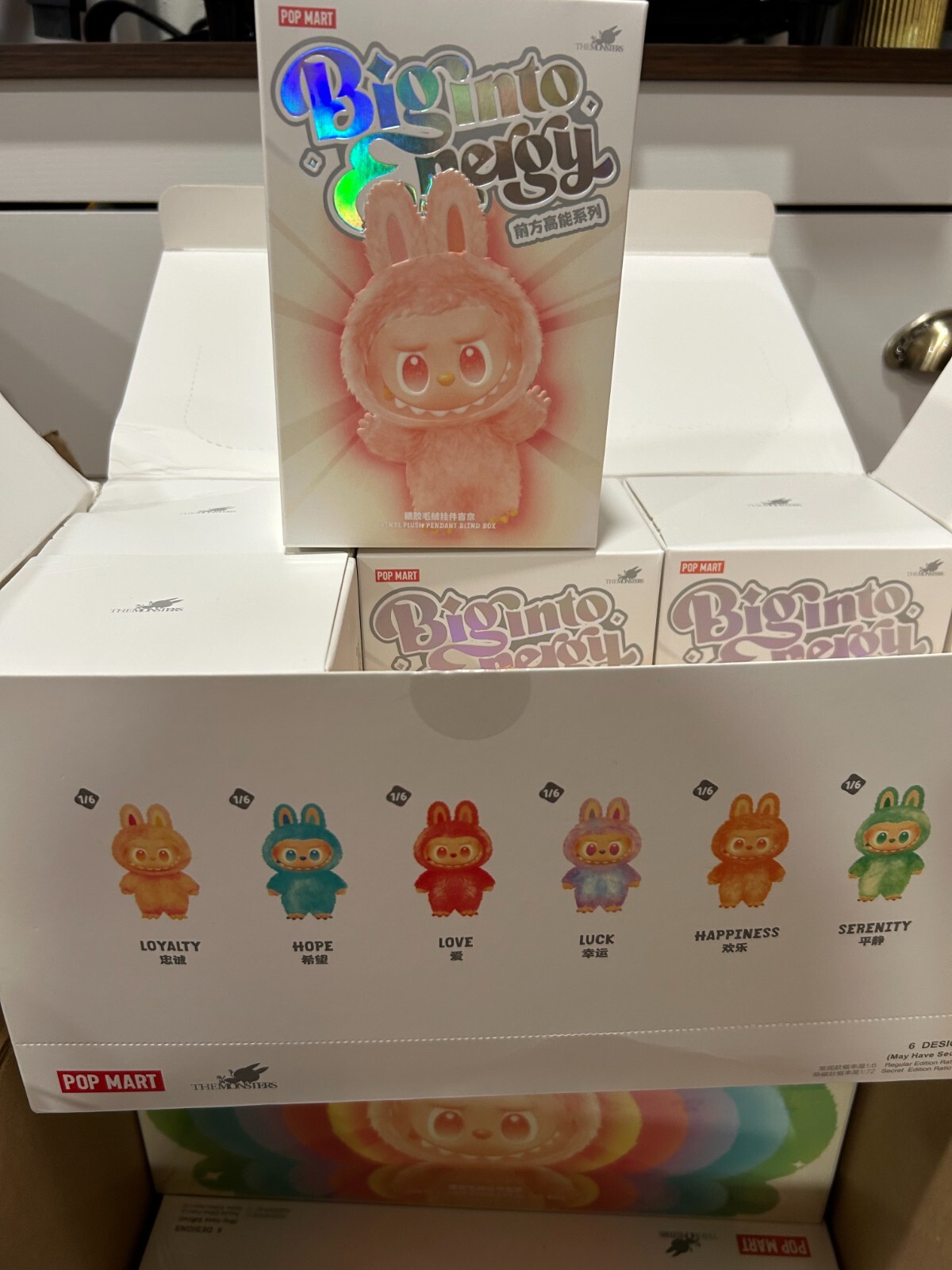 ぬいぐるみ・マスコット POP MART LABUBU Big into Energy THE MONSTERS Big into Energy Series-Vinyl Plush Pendant