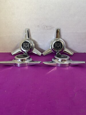 (4) SPINNERS CENTER CAPS FOR CENTER LINE CHAMPION 500 SERIES WHEELS