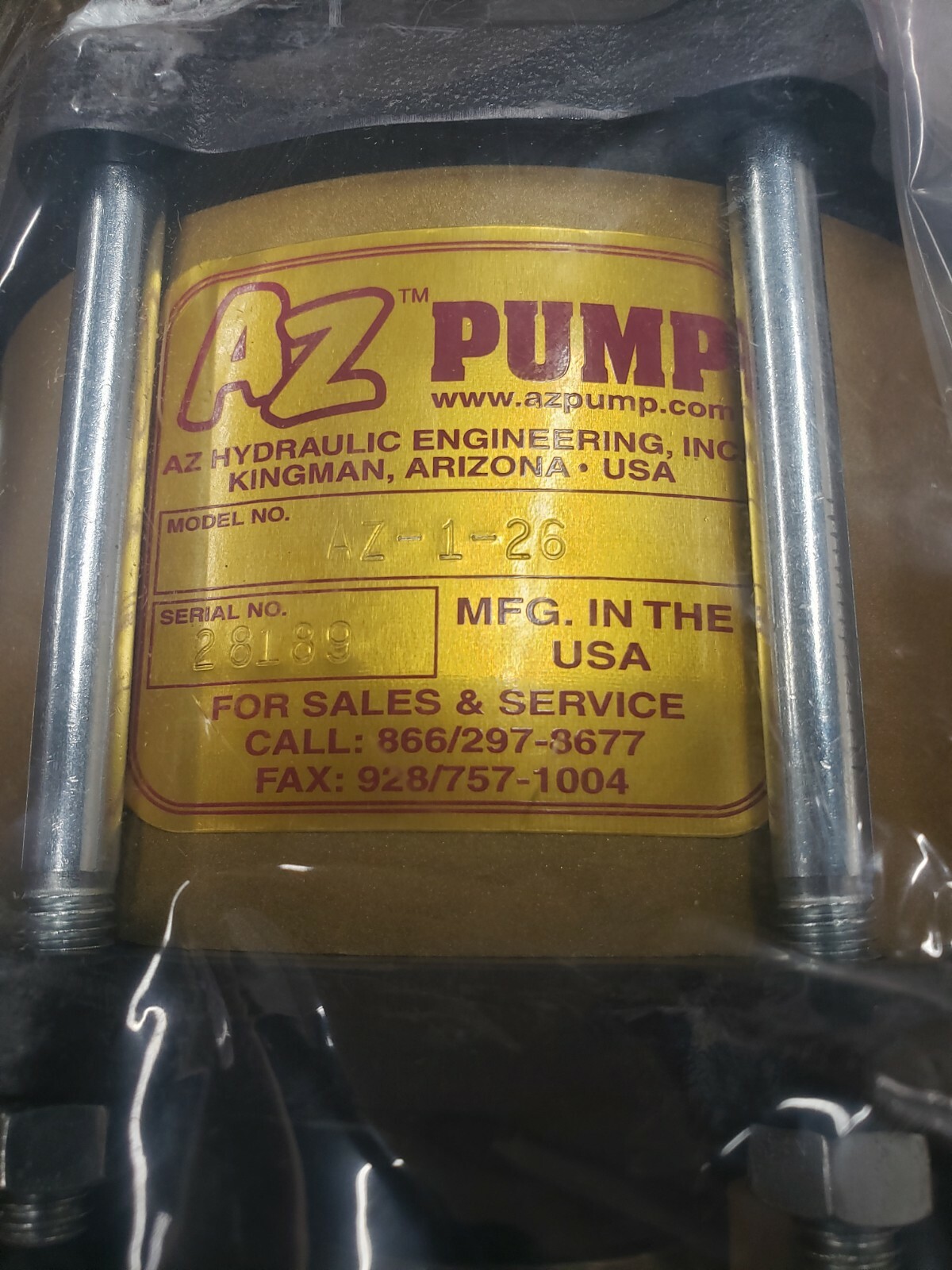 Купить Гидравлические AZ Hydraulic AZ/1/26 Pneumatic Air Liquid/Fluid