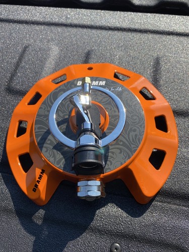 Dramm 15073 ColorStorm Spinning Sprinkler, Orange