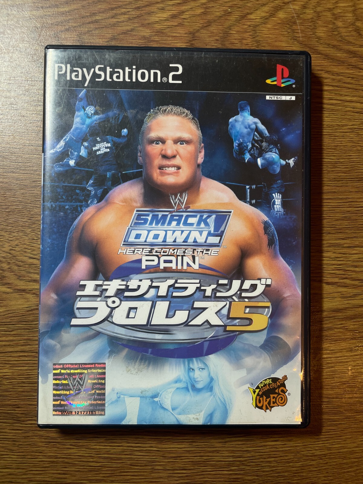 SONY PLAYSTATION PS2 Japan SMAK DOWN HERE COMES THE PAIN SONY PLAYSTATION PS2 Japan SMAK DOWN HERE COMES THE PAIN